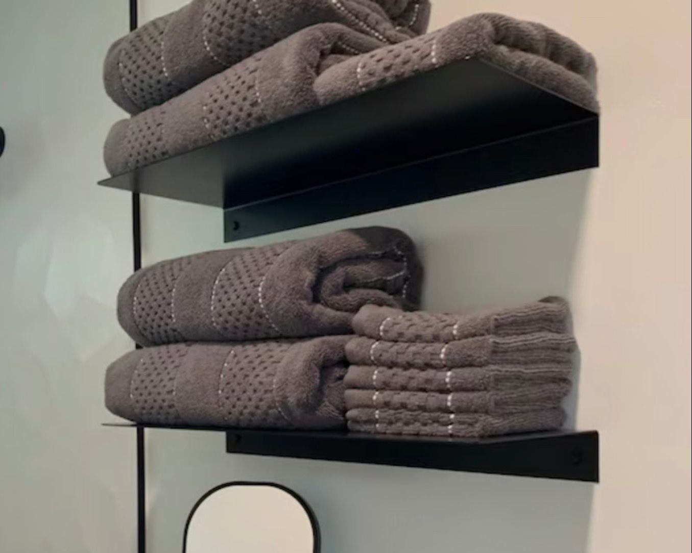 Powder Coated Steel Bathroom Shelves