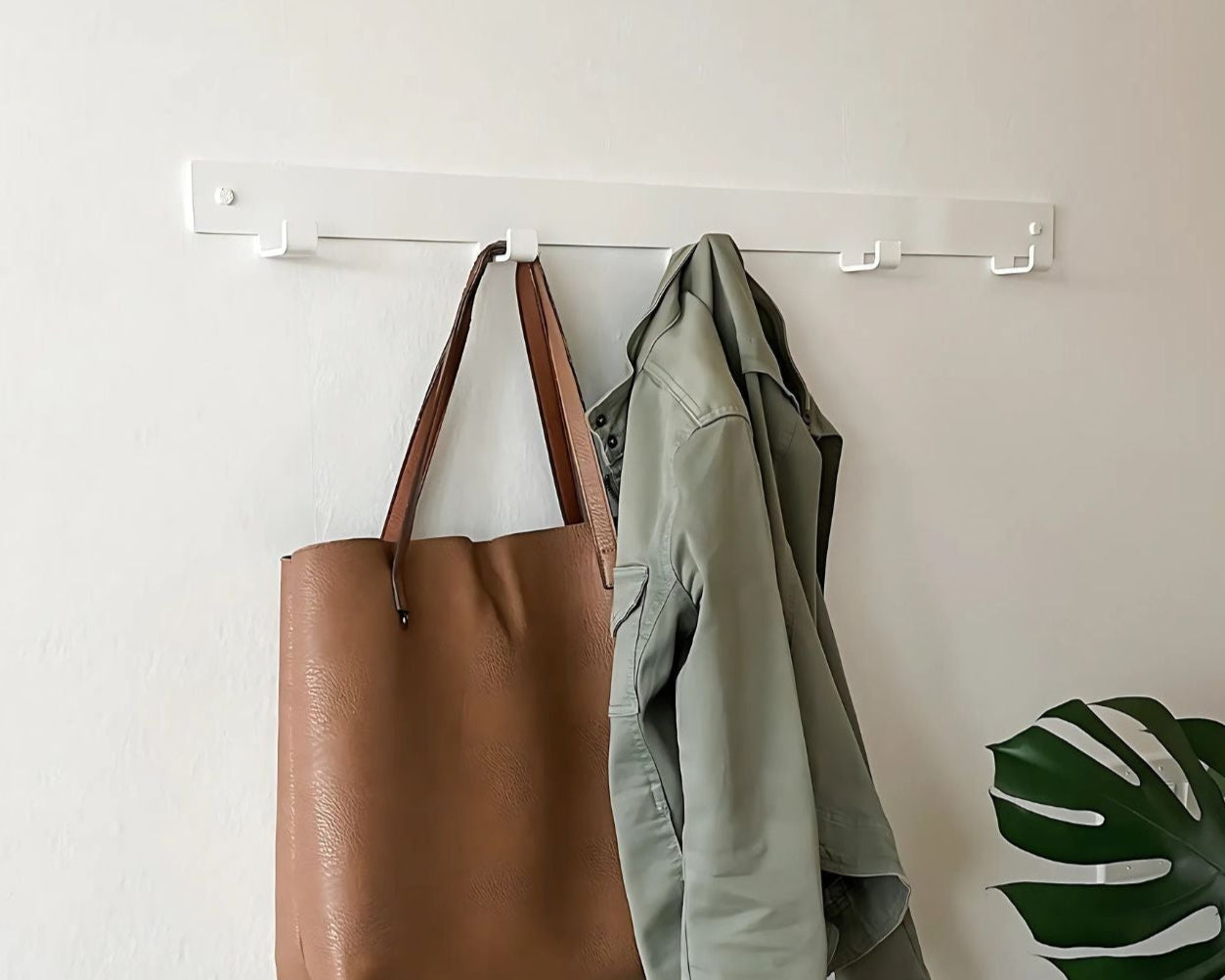 Powder Coated Steel Wall Hook Rack