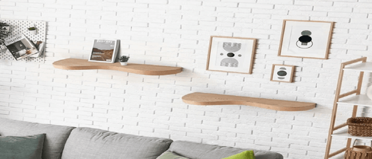 office floating shelves