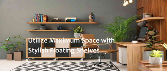Utilize Maximum Space with Stylish Floating Shelves