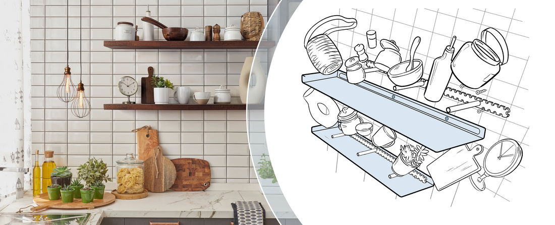 4 Tips for Finding Your Perfect Kitchen Floating Shelf