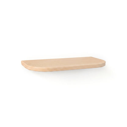 CLEARANCE: Thin Maple Floating Shelf with Rounded Corners | 30"L x 7 1/2"W