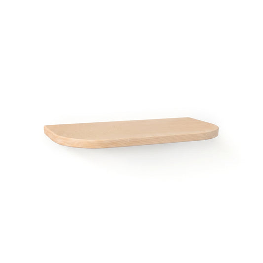 CLEARANCE: Thin Maple Floating Shelf with Rounded Corners | 30"L x 7 1/2"W