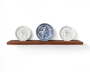 Plate Display Shelf in Mahogany