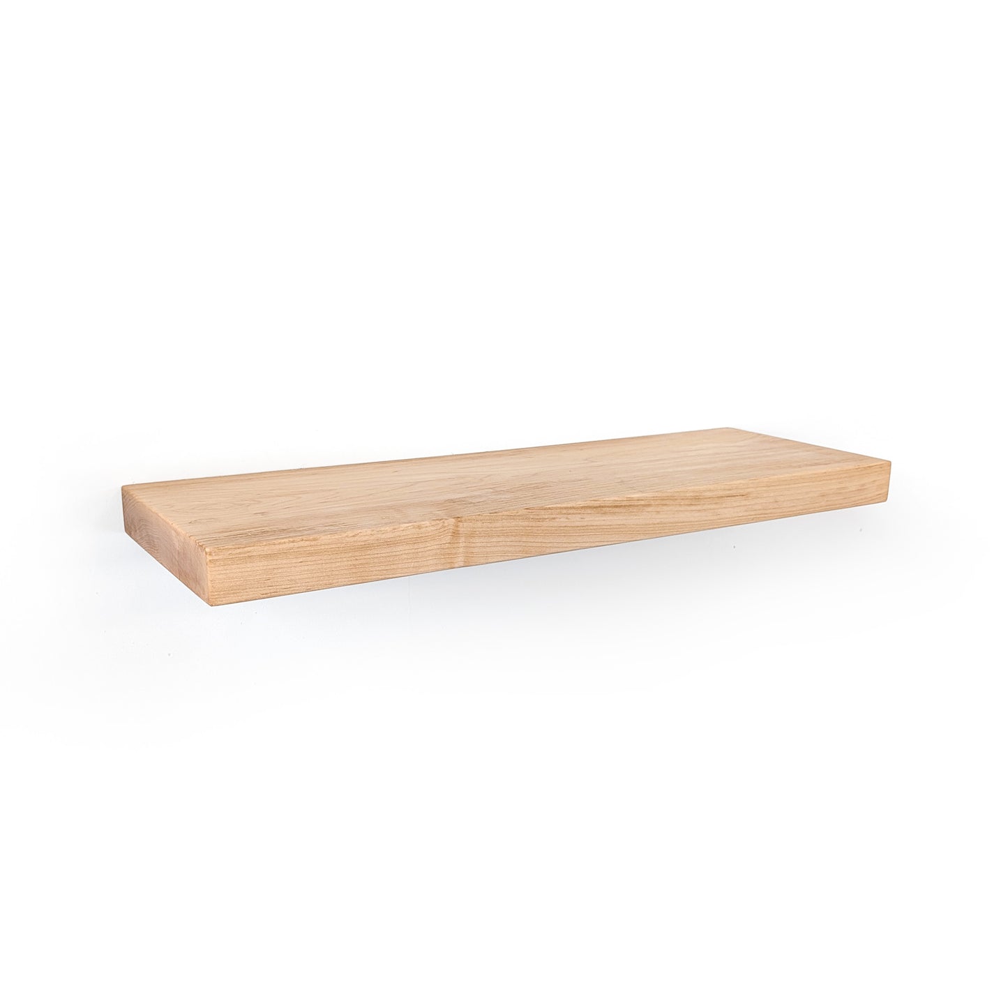 Thin Mahogany Floating Shelf in 6" to 36" lengths