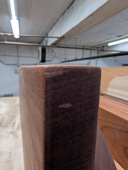CLEARANCE: Thick Mahogany Floating Shelf | 36" x 12" x 1 1/2" | COSMETIC DAMAGE
