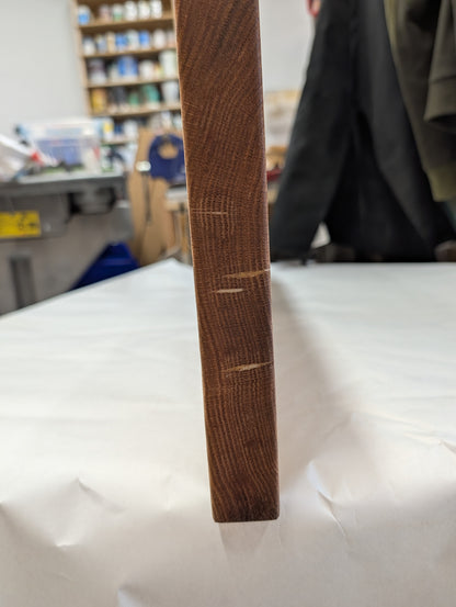CLEARANCE: Thick Oak Floating Shelf | 36" x 10" x 1 1/2" | VISIBLE EPOXY FILL