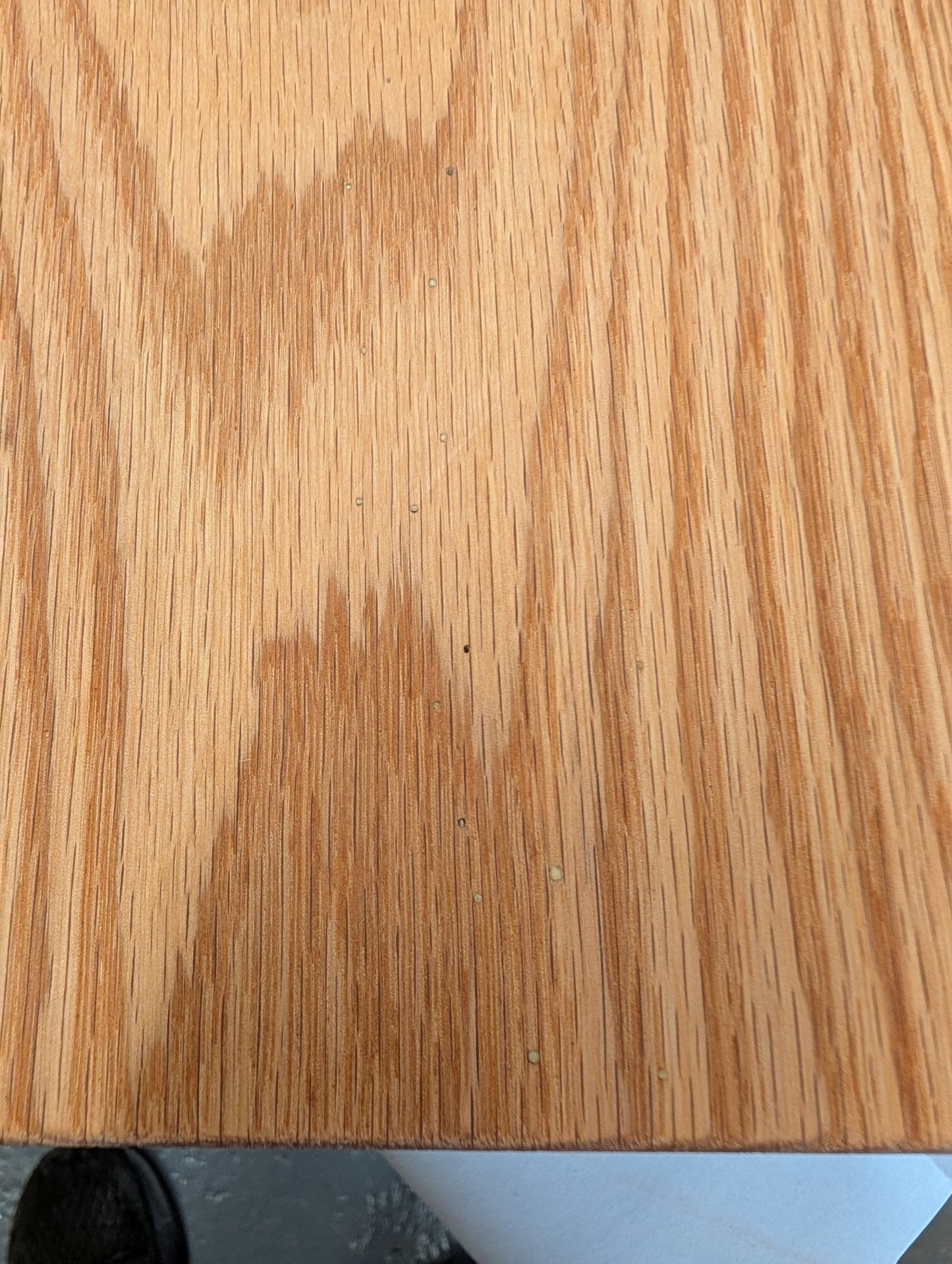 CLEARANCE: Thick Oak Floating Shelf | 36" x 10" x 1 1/2" | VISIBLE EPOXY FILL