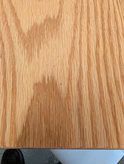 CLEARANCE: Thick Oak Floating Shelf | 36" x 10" x 1 1/2" | VISIBLE EPOXY FILL