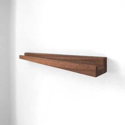 Mahogany photo frame shelf