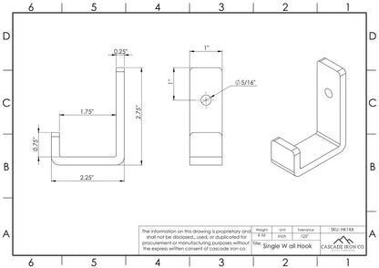 Steel Wall Hook