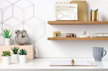 Thin Oak Floating Shelf in 6