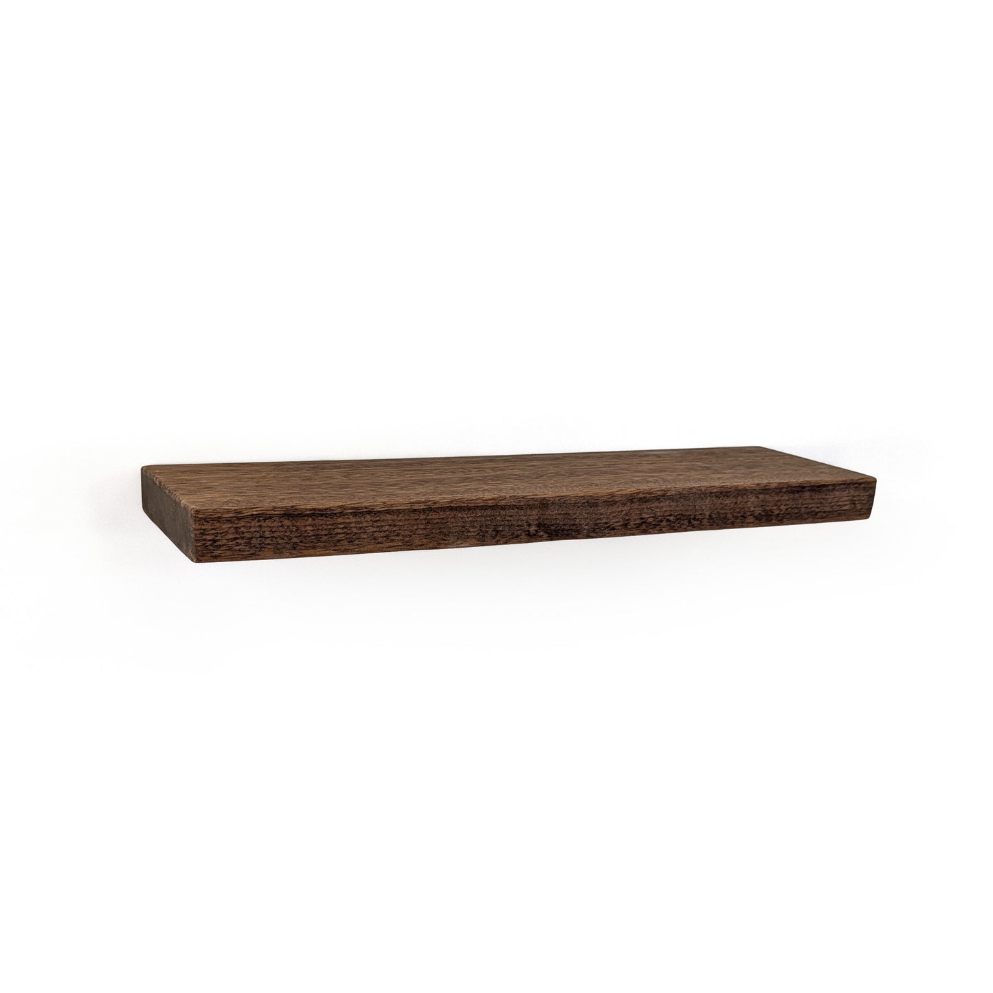 Thin Mahogany Floating Shelf in 6" to 36" lengths