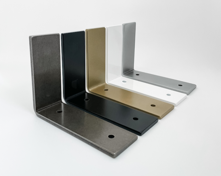 Heavy Duty Brackets for Glass, Marble, or Stone Shelves