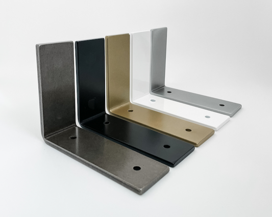 Heavy Duty Brackets for Glass, Marble, or Stone Shelves