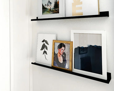 Powder Coated Steel Picture Ledge Shelf
