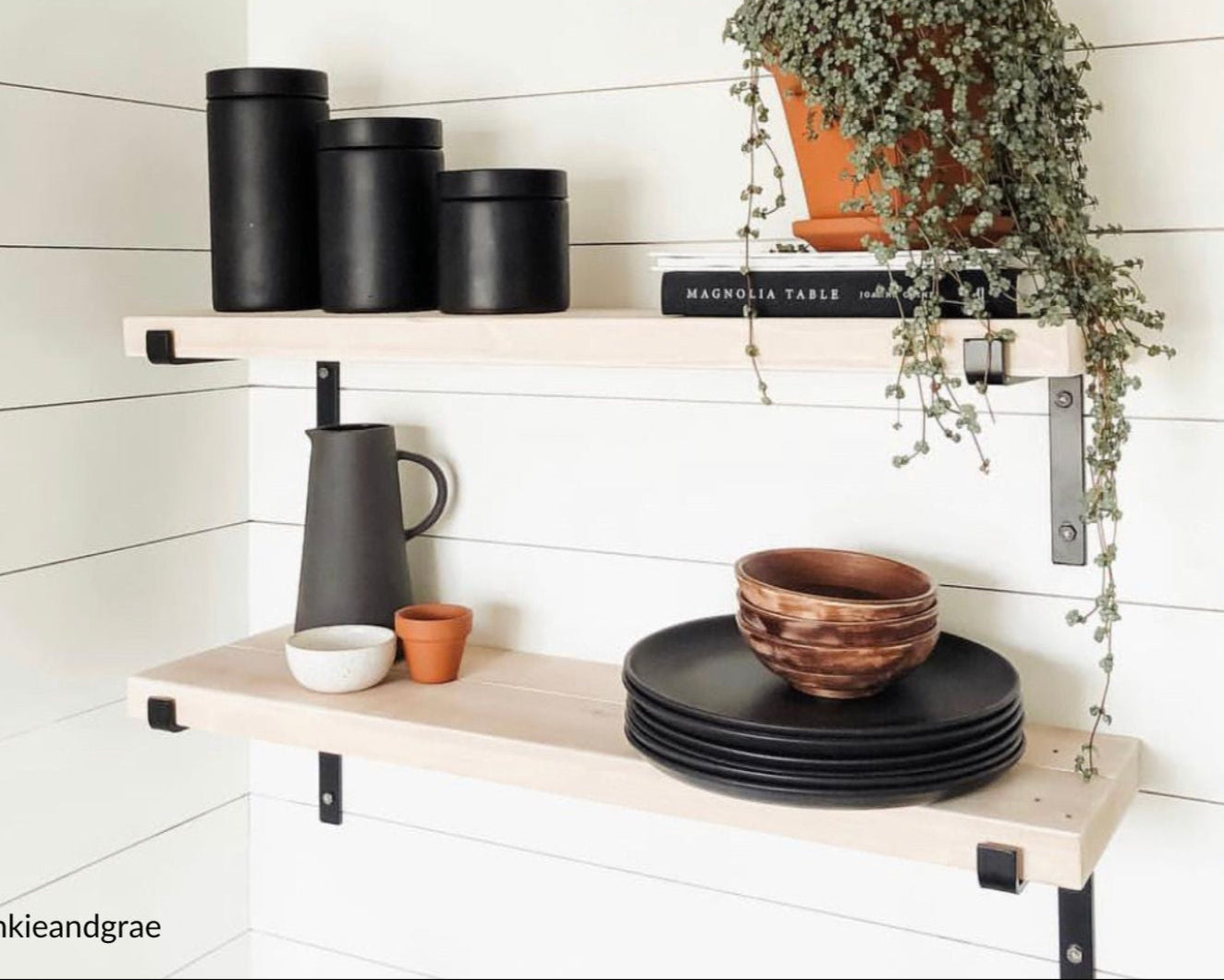 Z Bracket for Open Shelving