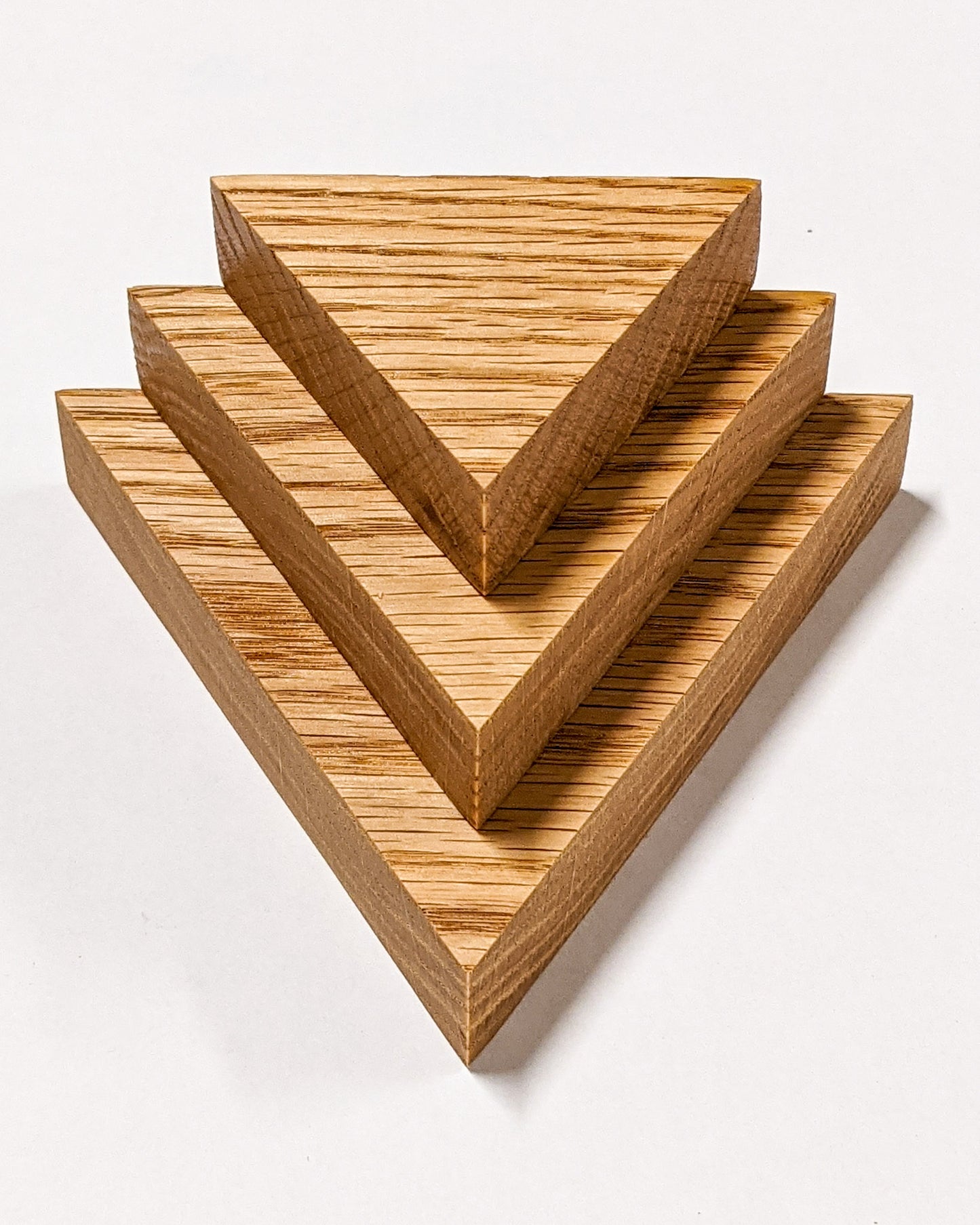 small triangle floating shelf set